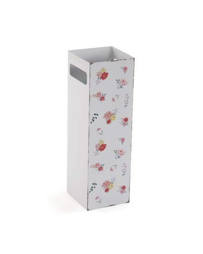 Versa Roses Umbrella Stand - Classic Black | Elegant Entrance Organizer | Sturdy Metal | 15.5 x 49 x 15.5 cm
